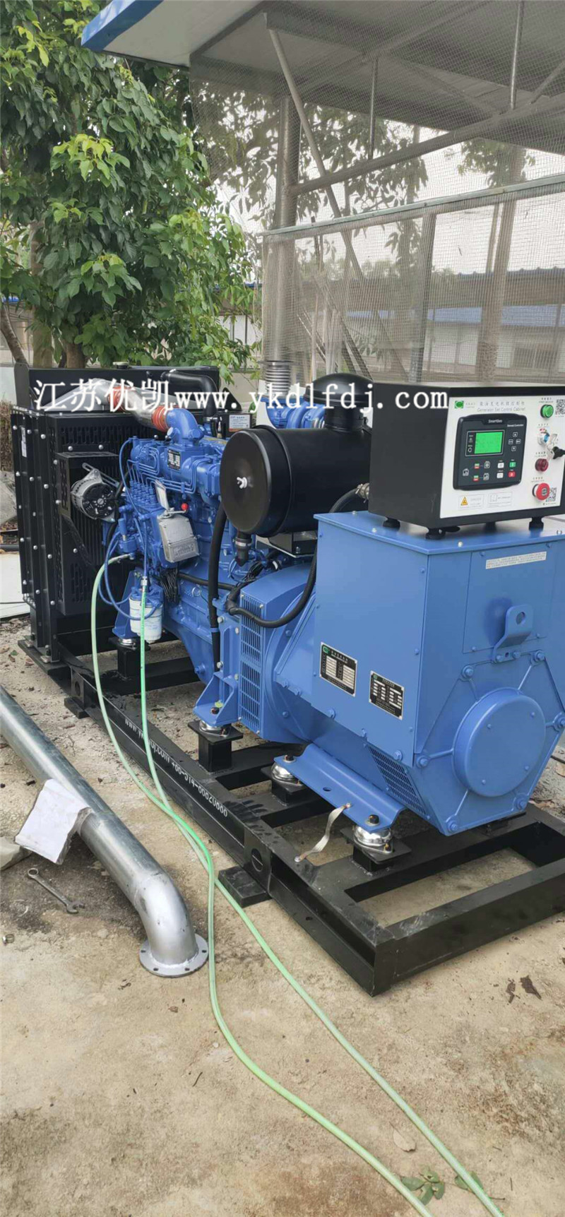 2020年10月13日，150KW玉柴發(fā)電機(jī)組交付廣西某養(yǎng)殖場(chǎng)使用