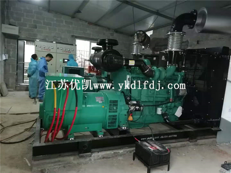 2020年11月14日，400KW重慶康明斯發(fā)電機(jī)組2臺(tái)并機(jī)交付養(yǎng)殖公司使用
