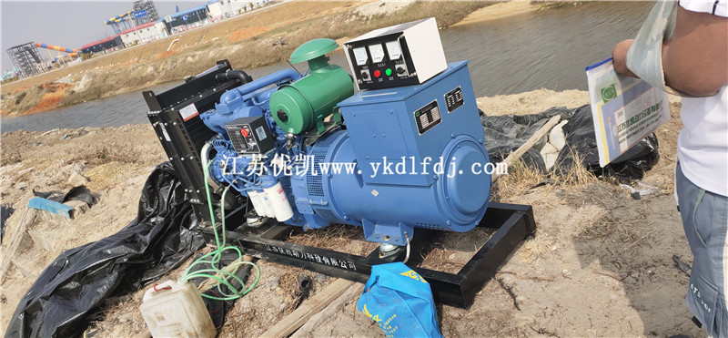 2021年2月3日，75KW玉柴發(fā)電機(jī)組交付廣西北海某工地使用