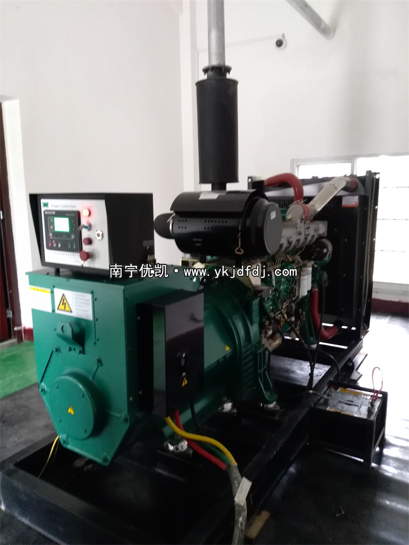 2022年6月28日，200KW玉柴發(fā)電機(jī)組崇左項(xiàng)目安裝調(diào)試完畢