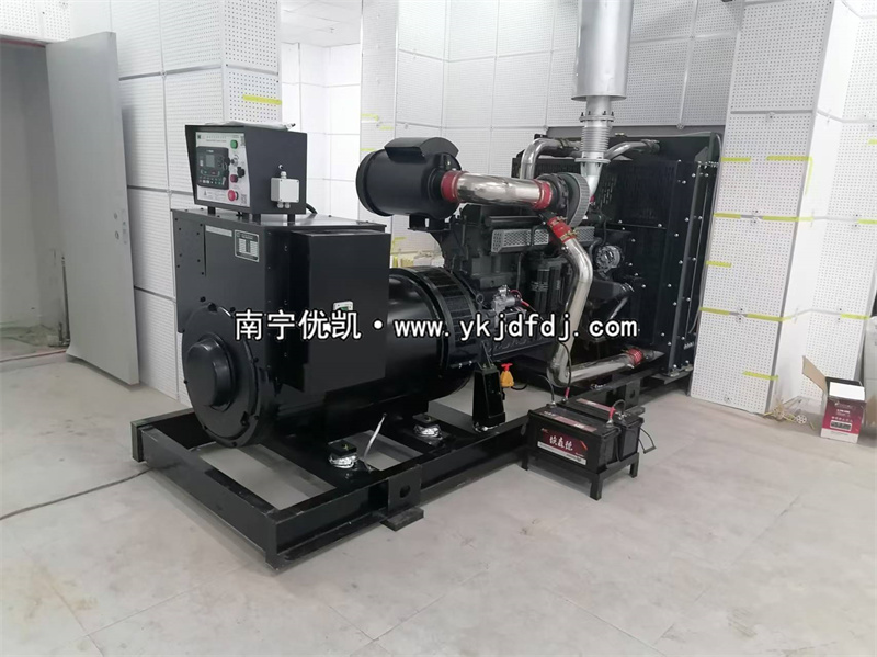 2024年11月17日，欽州項(xiàng)目500kw凱普柴油發(fā)電機(jī)組到貨安裝