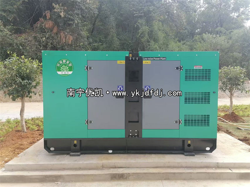 2024年11月21日，平果項(xiàng)目160kw低噪音柴油發(fā)電機(jī)組到貨試機(jī)